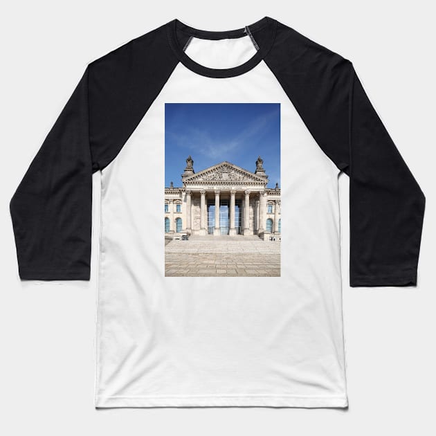 Reichstag building, Berlin, Germany Baseball T-Shirt by Kruegerfoto